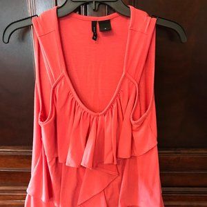 Salmon-colored Sleeveless Top